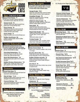 Menu photo 8 Ormond Garage Ormond Beach, FL