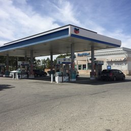 Chevron gas station and mini-mart, Lancaster, California