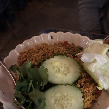 Saranrom Thai - Southern Spicy Minced Pork - Thai Near Me - Elmhurst, New York Saranrom Thai - Southern Spicy Minced Pork - Thai Near Me - Elmhurst, New York