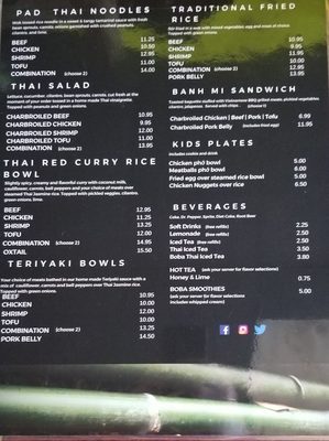 Menu photo 5 Wicked Pho El Paso, TX