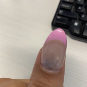 Polish Pros - I thought it was water damage, this appeared the next day after the horrific treatment from Janet. - Nail Salons Near Me - San Diego, California Polish Pros - I thought it was water damage, this appeared the next day after the horrific treatment from Janet. - Nail Salons Near Me - San Diego, California