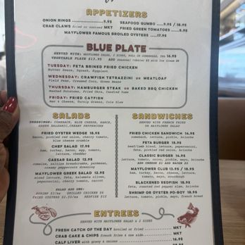 Mayflower Cafe - Menu - Seafood Near Me - Jackson, Mississippi