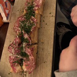 Brasserie Balzac - Salami on bread, was good
