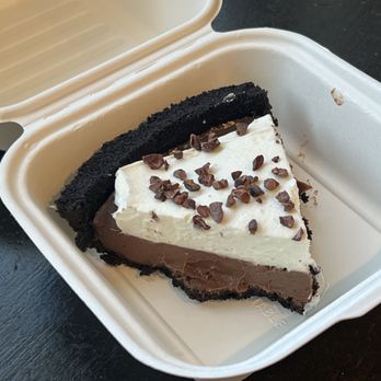 Venus Pie Trap - Mexican Chocolate pie slice $8. - Cafes Near Me - Aptos, California