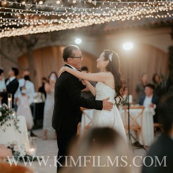 Serra Plaza - First dance with dad  photo by www.Kimfilms.com - Venues & Event Spaces Near Me - San Juan Capistrano, California