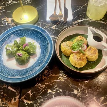 Chada - Pork/chive dumpling and vegan dumpling - Thai Near Me - New York, New York Chada - Pork/chive dumpling and vegan dumpling - Thai Near Me - New York, New York