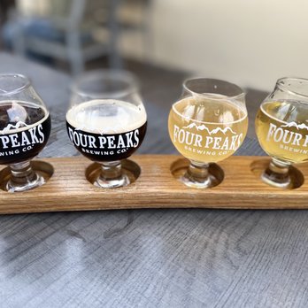 Four Peaks Brewing - Pumpkin Porter  Oatmeal Stout  Wow Wheat Peach Ale - Pubs Near Me - Tempe, Arizona