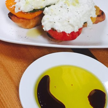 Pasta Moon - Burrata Cheese plate - Italian Near Me - Half Moon Bay, California