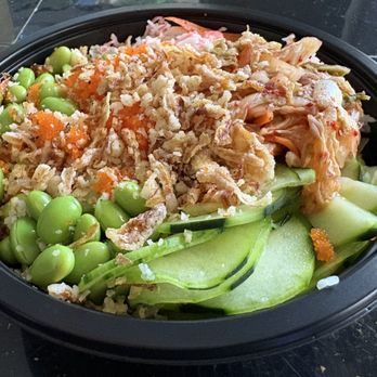 Poke Ichii - Regular Bowl - 3 Scoops of Protein Build Your Own Bowl Extra salmon + tuna - Hawaiian Near Me - Vacaville, California Poke Ichii - Regular Bowl - 3 Scoops of Protein Build Your Own Bowl Extra salmon + tuna - Hawaiian Near Me - Vacaville, California