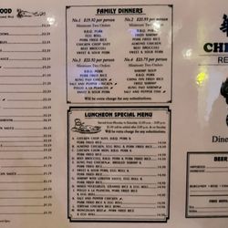 China Inn Restaurant - Menu Feb 2025 1