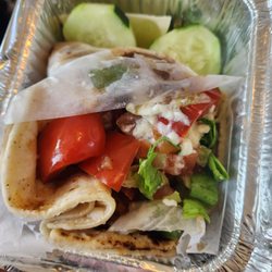 Chicken taco with everything