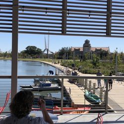 The Perch - The Perch: Patio View of Boat Rentals (16 Oct 2021)