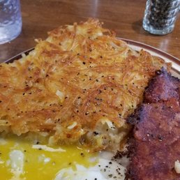 Corned beef and  the best hash browns EVAH!!