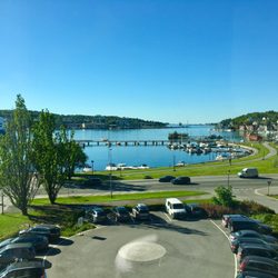 Scandic Park Sandefjord - View from our room on the 4th floor.