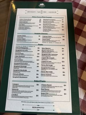 Menu photo 4 Casa D’Italia Tupelo, MS