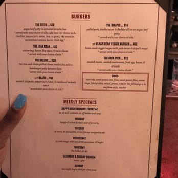 Teeth - Burgers and weekly specials - Bars Near Me - San Francisco, California Teeth - Burgers and weekly specials - Bars Near Me - San Francisco, California