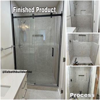 Lizbeth Builders - Process for the shower that we added - General Contractors Near Me - Santa Ana, California