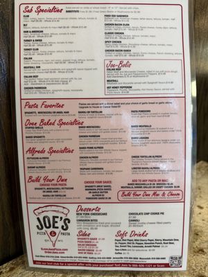 Menu photo 3 Joe’s Pizza and Pasta Godfrey, IL Menu photo 3 Joe’s Pizza and Pasta Godfrey, IL