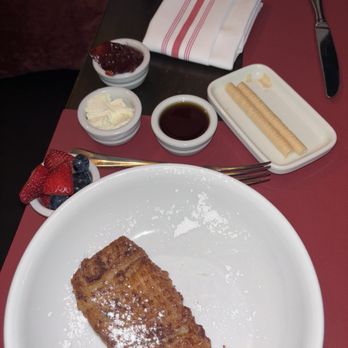 David Burke Tavern - Kid's Tug Boat French Toast Everything was on the side - Steakhouses Near Me - New York, New York David Burke Tavern - Kid's Tug Boat French Toast Everything was on the side - Steakhouses Near Me - New York, New York