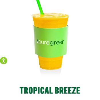 PureGreen - Tropical Breeze Smoothie - Juice Bars & Smoothies Near Me - Atlanta, Georgia