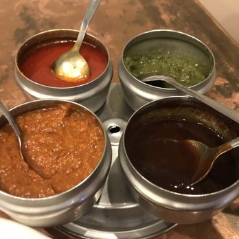Dosa Delight - Chutneys for samosas - Indian Near Me - Jackson Heights, New York