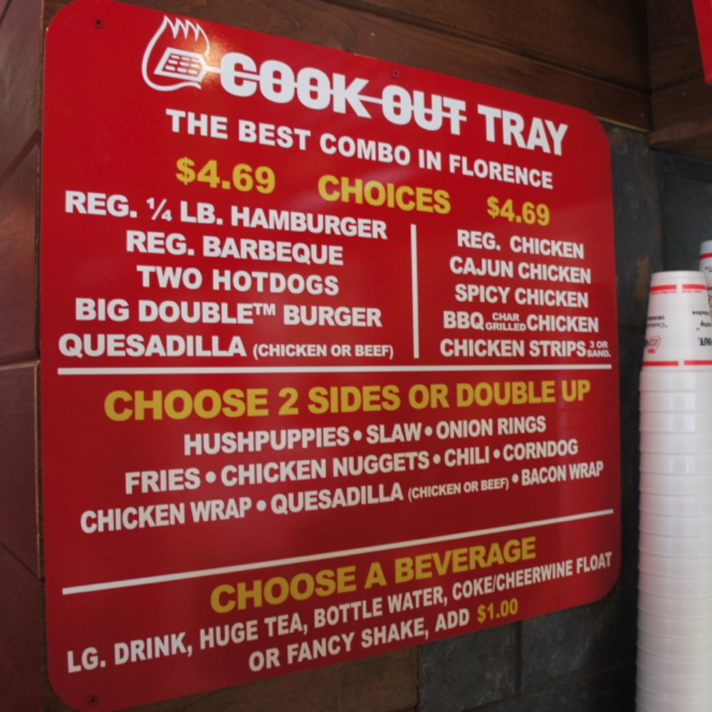 Cook Out - $4.69 tray is the best deal - Fast Food Near Me - Augusta, Georgia