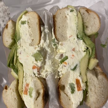 Proper Bagel - Bagel with veggie cream cheese and avocado - Bagels Near Me - Nashville, Tennessee Proper Bagel - Bagel with veggie cream cheese and avocado - Bagels Near Me - Nashville, Tennessee