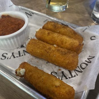 Monty's Public House - Hand rolled Mozzarella Cheese Sticks!! - Pubs Near Me - Ann Arbor, Michigan