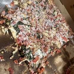 Doughboy's Pizza - Chicken spinach Sicilian!