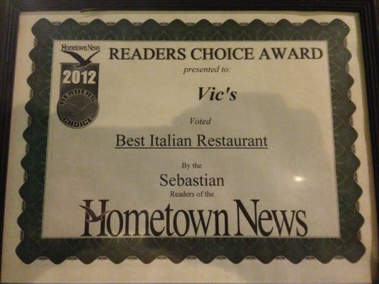 Menu photo 7 Vic's Pizza Italian Restaurant Sebastian, FL Menu photo 7 Vic's Pizza Italian Restaurant Sebastian, FL