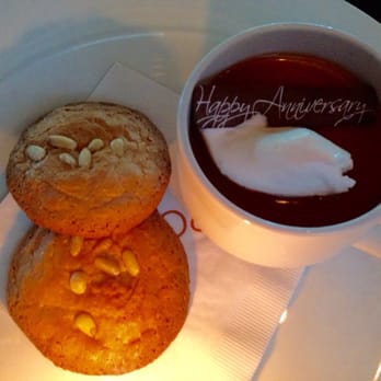Solbar - Butterscotch rum pot du crema with pignoli cookies - New American Near Me - Calistoga, California