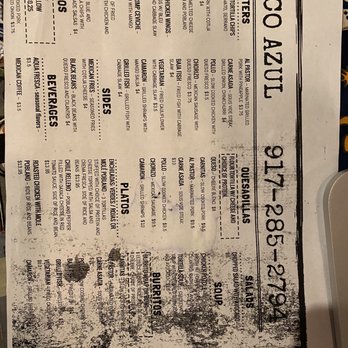 Taco Azul - Menu - Mexican Near Me - Whitestone, New York Taco Azul - Menu - Mexican Near Me - Whitestone, New York