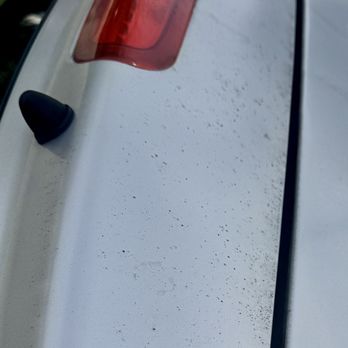 Island Car Wash - Top edge of car, dirty. I simply ran my finger across this and it got clean where my finger had been. - Car Wash Near Me - Pomona, California
