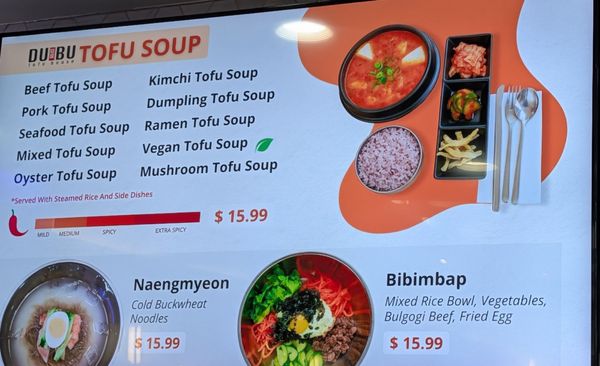 Menu photo 1 Dubu Tofu House Eastvale, CA