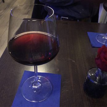 Terrace Rooftop Dining - Lovely wine and loved the glass - Seafood Near Me - Plymouth, Massachusetts