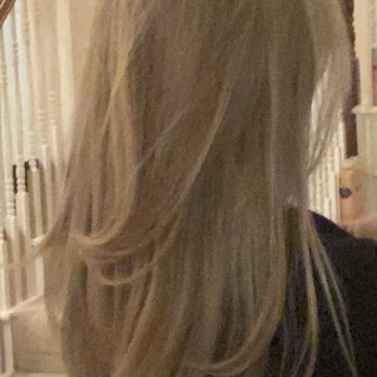 Serenity Salon & Spa - colored cut (long layers) and blown out hair - Hair Salons Near Me - Plano, Texas