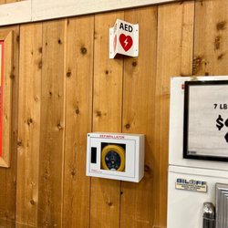 Sprouts Farmers Market - AED is located in front of store next to bagged ice freezer!