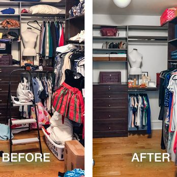 Shipshape Organization - Master closet before & after - Home Organization Near Me Shipshape Organization - Master closet before & after - Home Organization Near Me