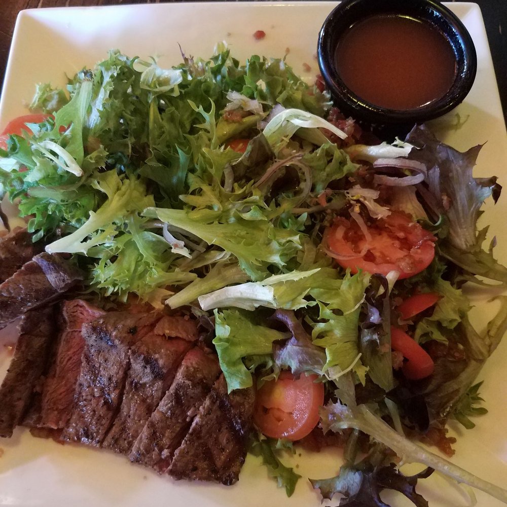 Park Lane Tavern - Steakhouse salad, steak medium rare, no blue cheese. - Fish & Chips Near Me - Hampton, Virginia Park Lane Tavern - Steakhouse salad, steak medium rare, no blue cheese. - Fish & Chips Near Me - Hampton, Virginia