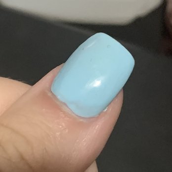 Shear Elegance - Nails are lumpy and shear with polish in some spots and too thick in others. - Nail Salons Near Me - Wasilla, Alaska