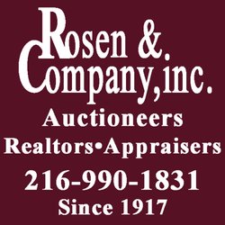 Rosen & Company - Rosen & Co celebrates 102yrs in a family owned auction, liquidation & appraisal Business with a reputation of excellence & honesty!