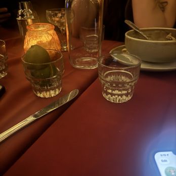 Casa Vega - Tiny water glass shorter than bowl of tortilla soup - Mexican Near Me - Sherman Oaks, California