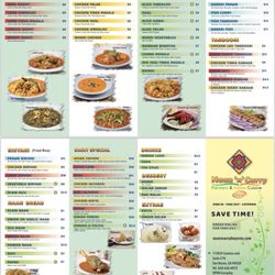 Naan N Curry - Menu