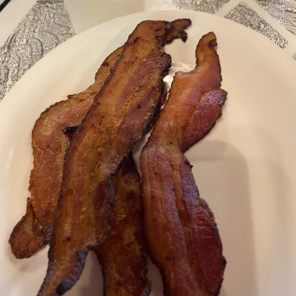 Woods Creek Cafe - Thick cut bacon - Breakfast & Brunch Near Me - Jamestown, California Woods Creek Cafe - Thick cut bacon - Breakfast & Brunch Near Me - Jamestown, California