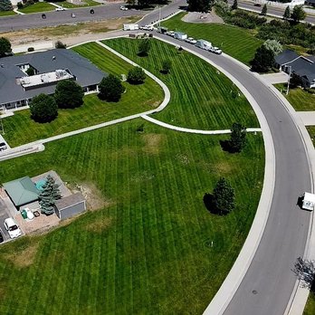 APS Alpine Property Services - an aerial view of a residential area - Snow Removal Near Me - Montrose, Colorado