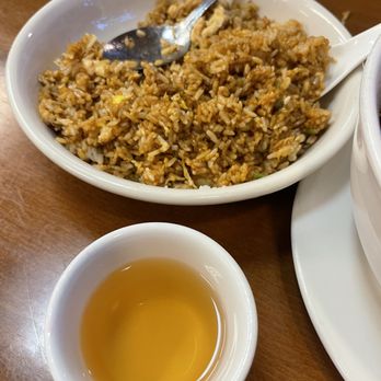 Chef Fu - Egg Fried Rice and Jasmine tea - Chinese Near Me - Monterey Park, California