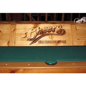 Cedar Creek Customz - We can build you custom wooden pool table light with any logo for your residential or commercial needs - Handyman Near Me - Poplar Bluff, Missouri
