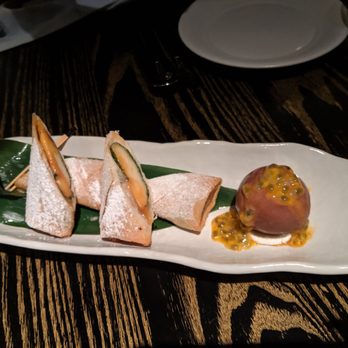 Nobu Hotel Barcelona - Banana Harumaki dessert. - Hotels Near Me - Barcelona, B Nobu Hotel Barcelona - Banana Harumaki dessert. - Hotels Near Me - Barcelona, B