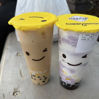 Happy Lemon - Boba Milk Tea Ube smoothie with boba - Bubble Tea Near Me - San Diego, California Happy Lemon - Boba Milk Tea Ube smoothie with boba - Bubble Tea Near Me - San Diego, California