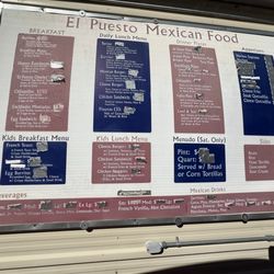 El Puesto - Menus